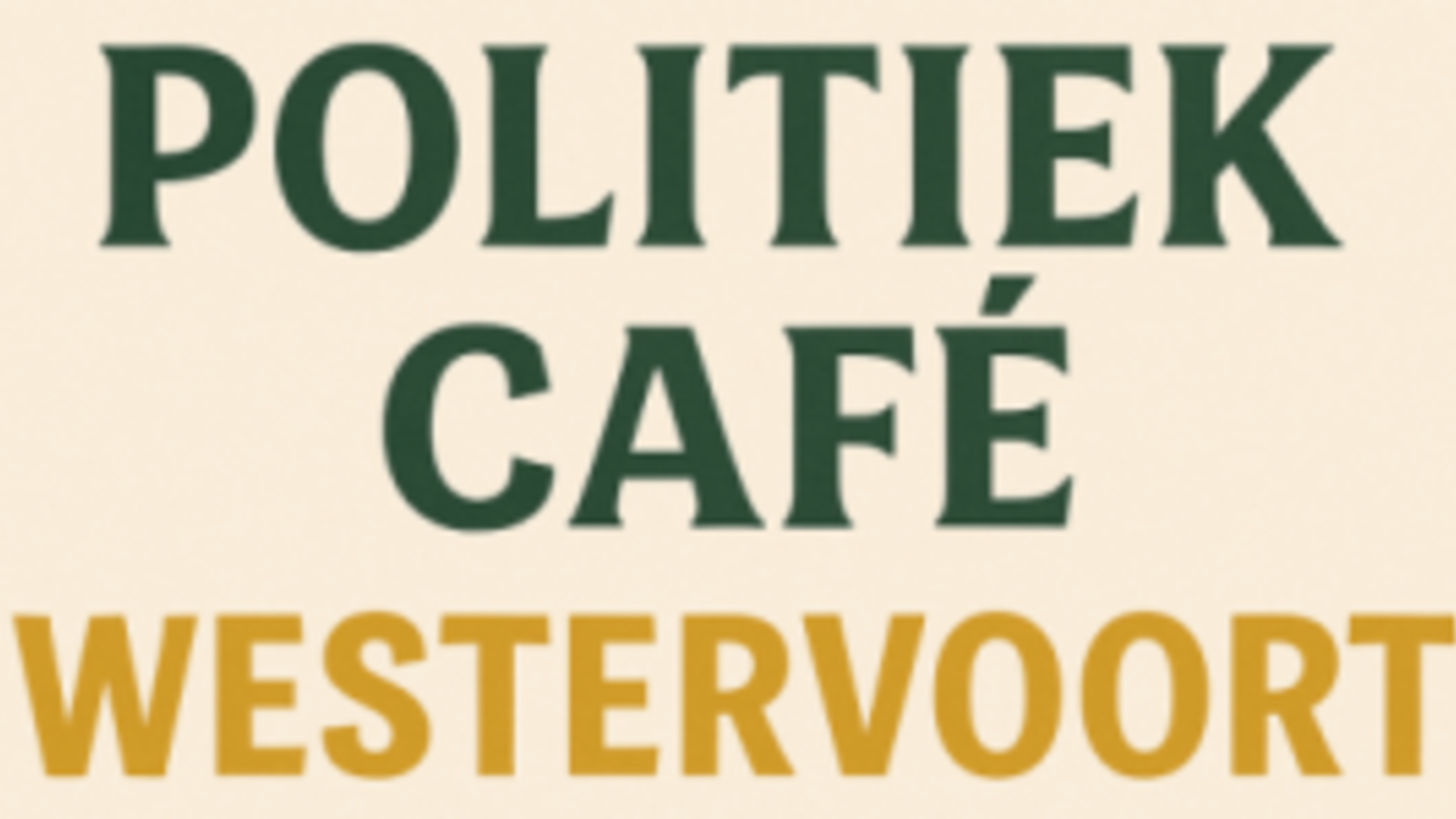 politiek café