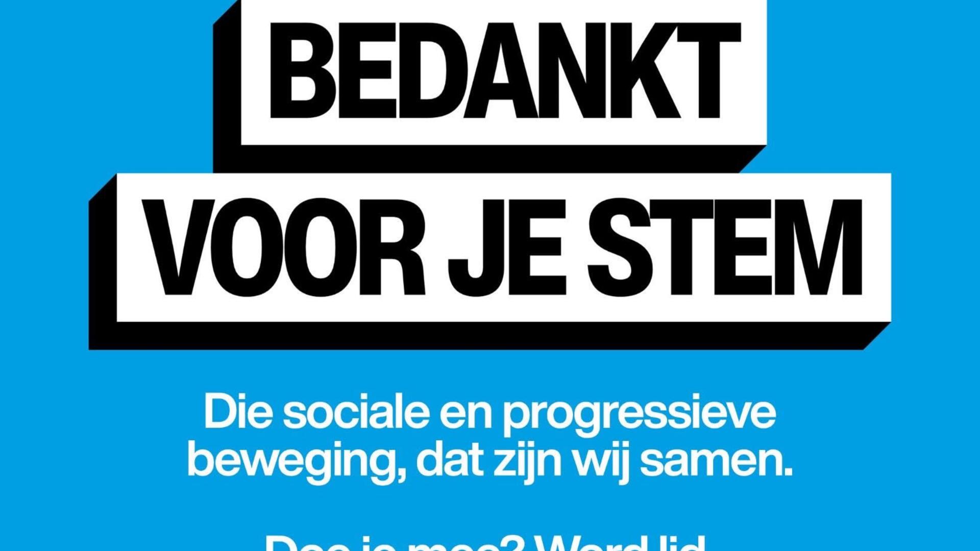 bedankt voor je stem